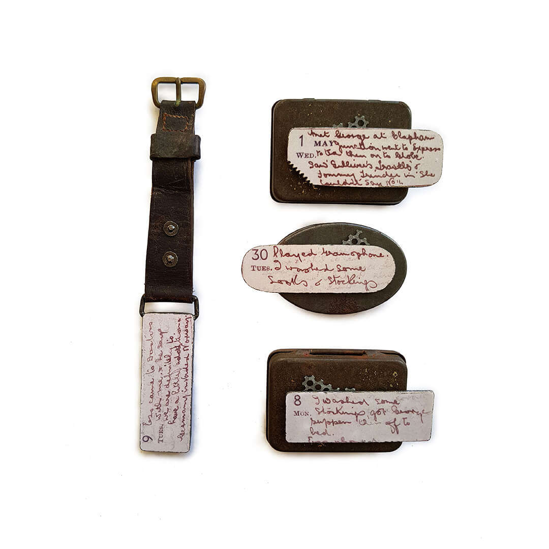 Jo Pond | Diary Excerpts | Broches | 2017